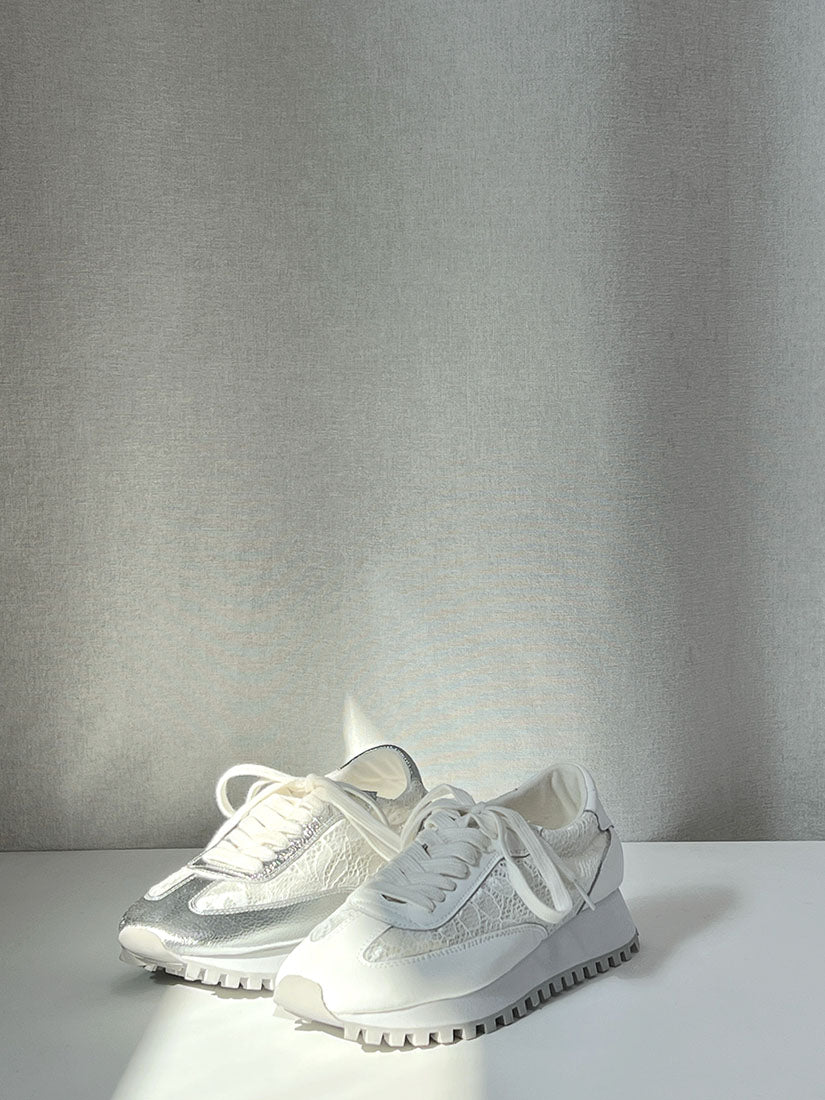 Lace Trim Trainers (2 Colours)