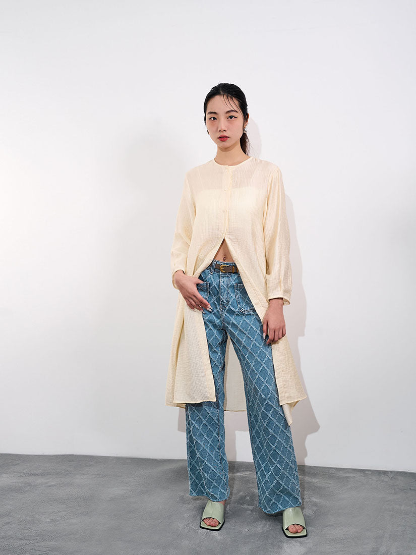 Square Head Open-toe Low Heels Shoes