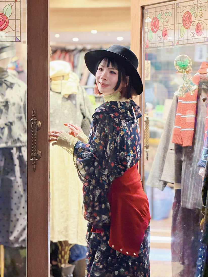 Pirate and Heart Printed Ruffle Dress (2 Colours)