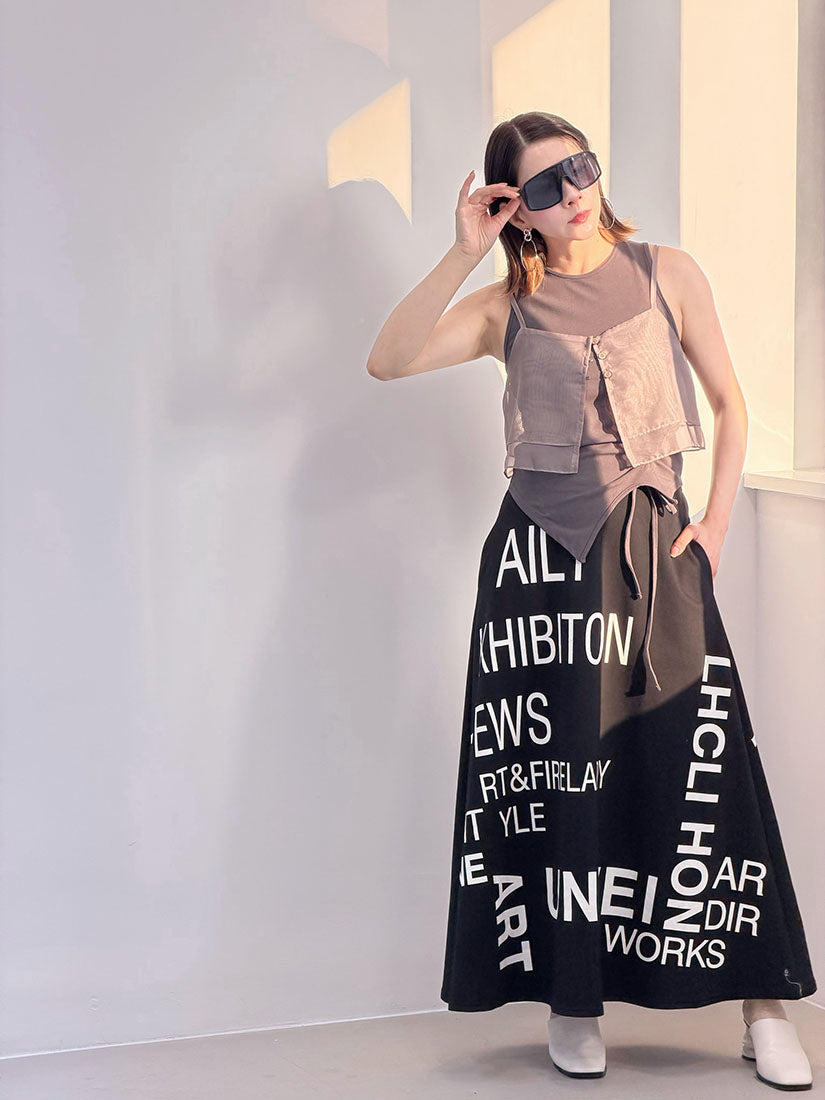 See Through Layered Cover Up Camisole (2 Colours)