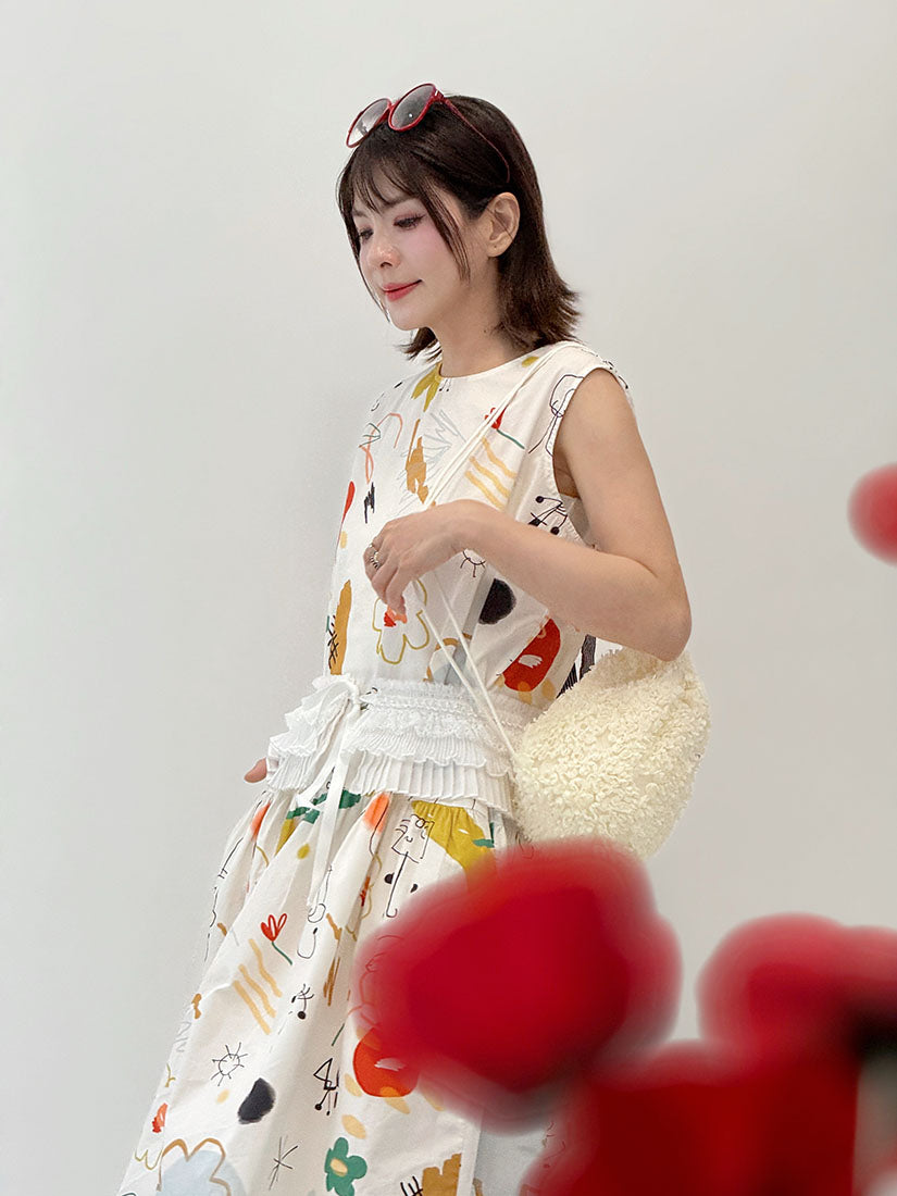 Ruffle Frill Lace Belt (2 Colours)