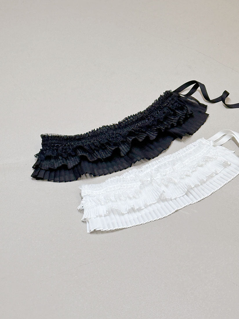Ruffle Frill Lace Belt (2 Colours)