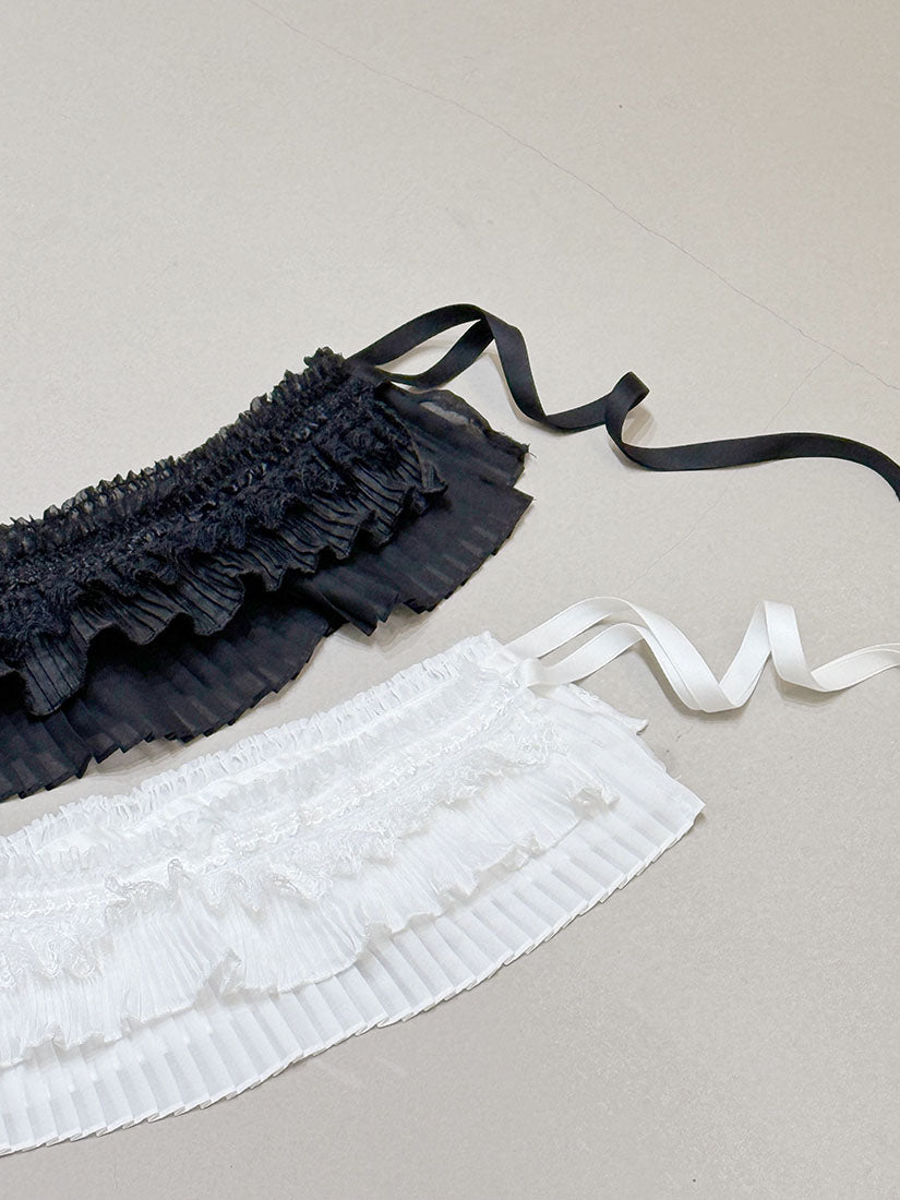 Ruffle Frill Lace Belt (2 Colours)