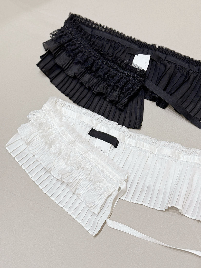 Ruffle Frill Lace Belt (2 Colours)
