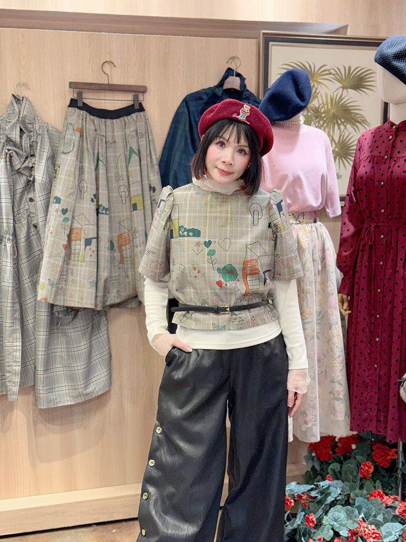 Side Button Pants (2 Colours)