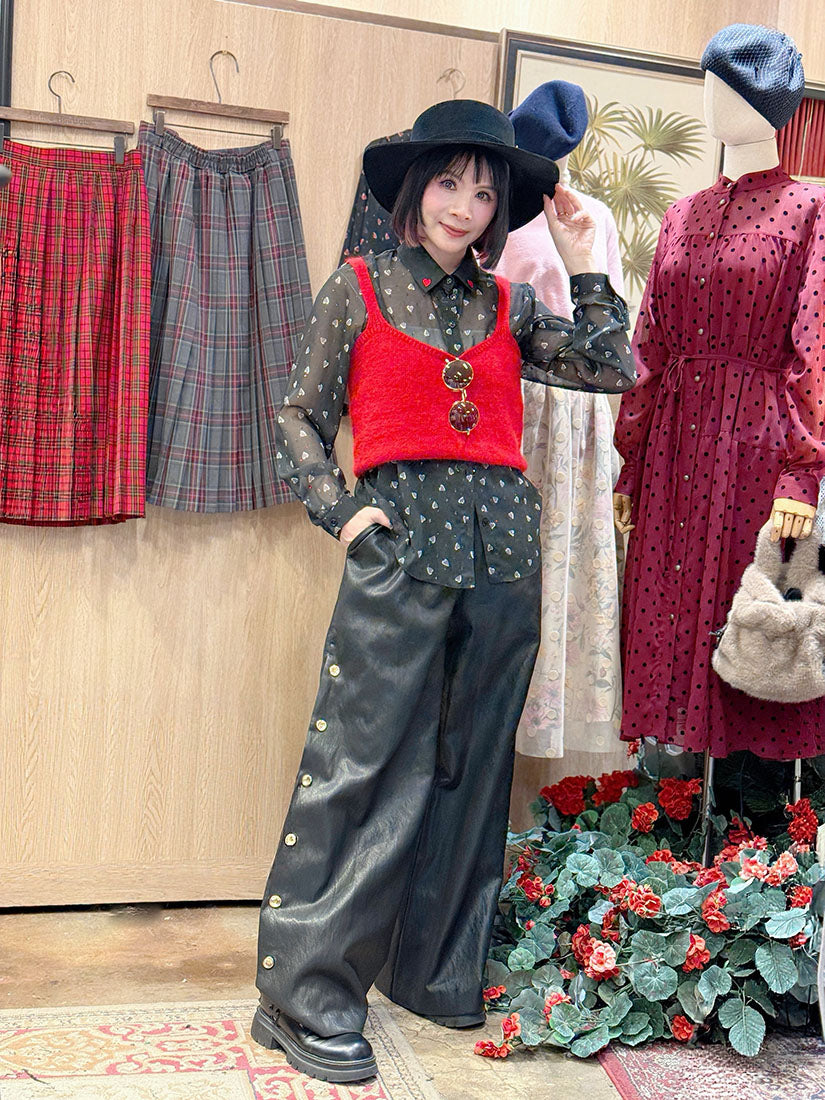 Side Button Pants (2 Colours)