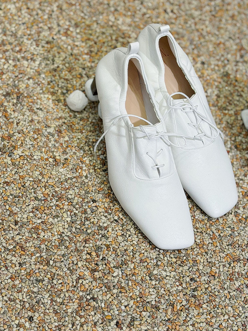 Square Toe Oxford Loafers Pumps (3 Colours)