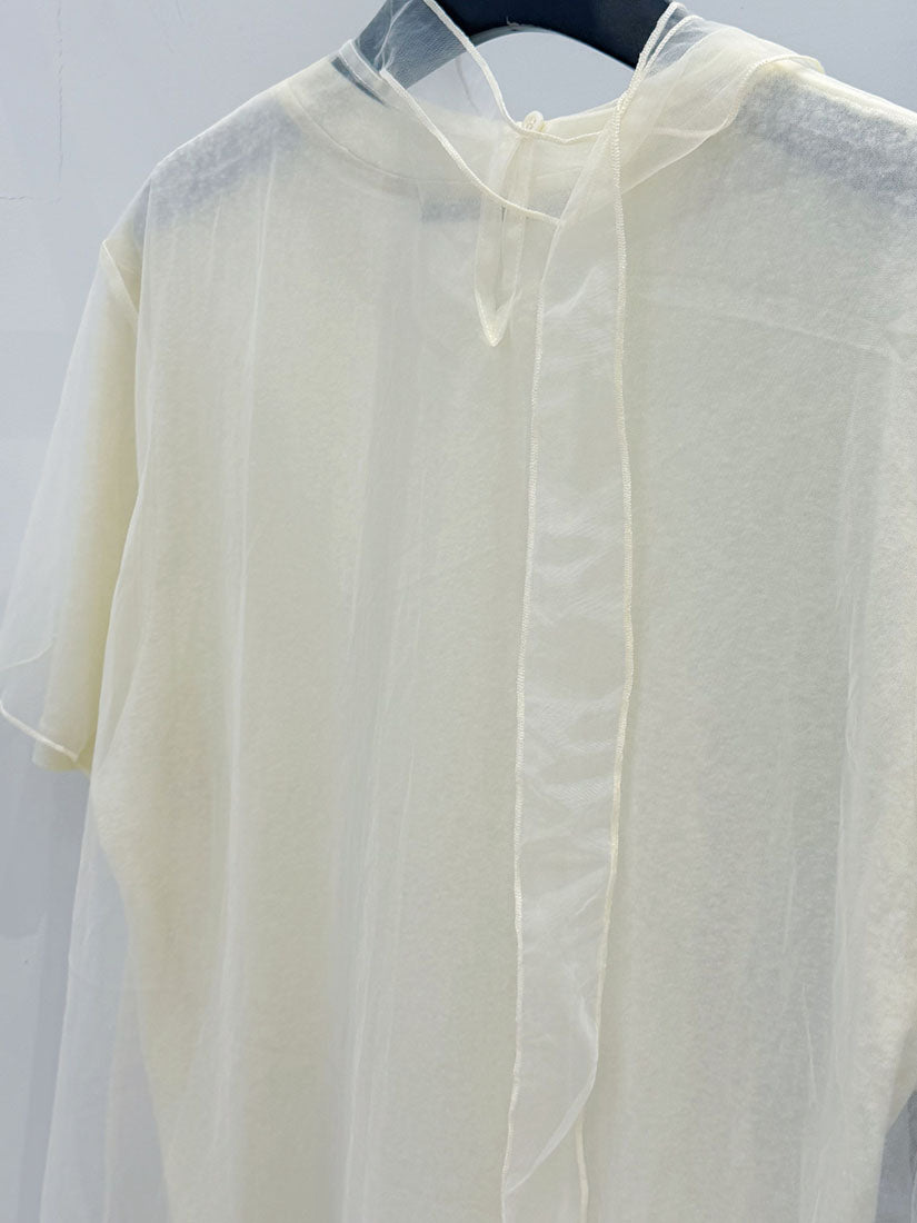 Tee With Cover Up Mesh Top Set (2 Colours)