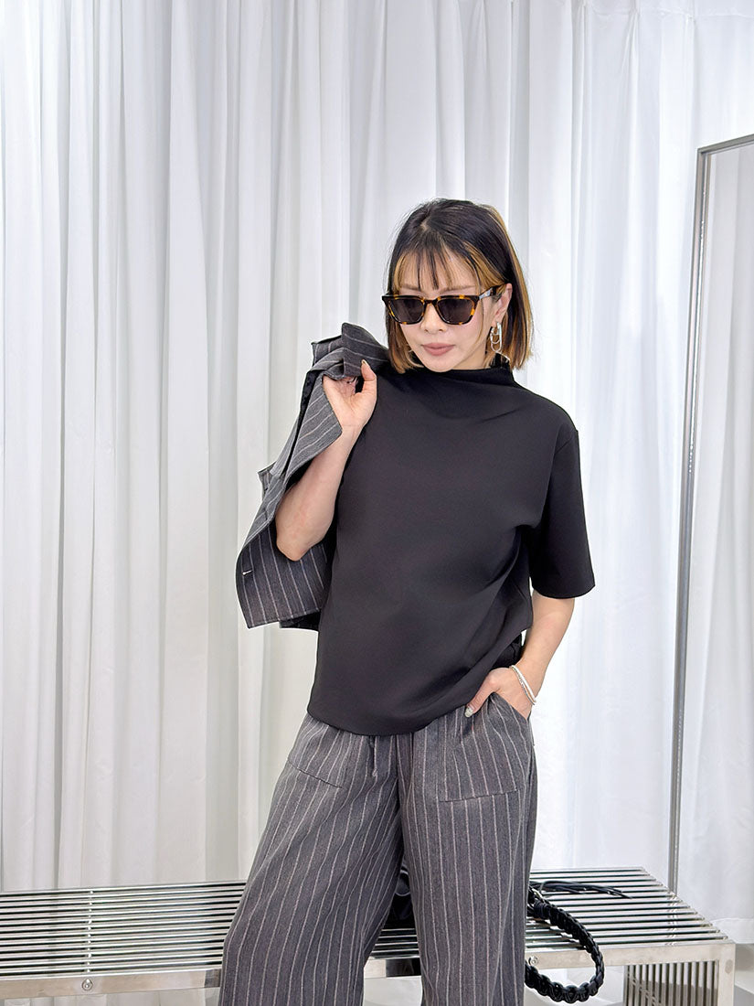 Mock Neck Basic Top (4 Colours)