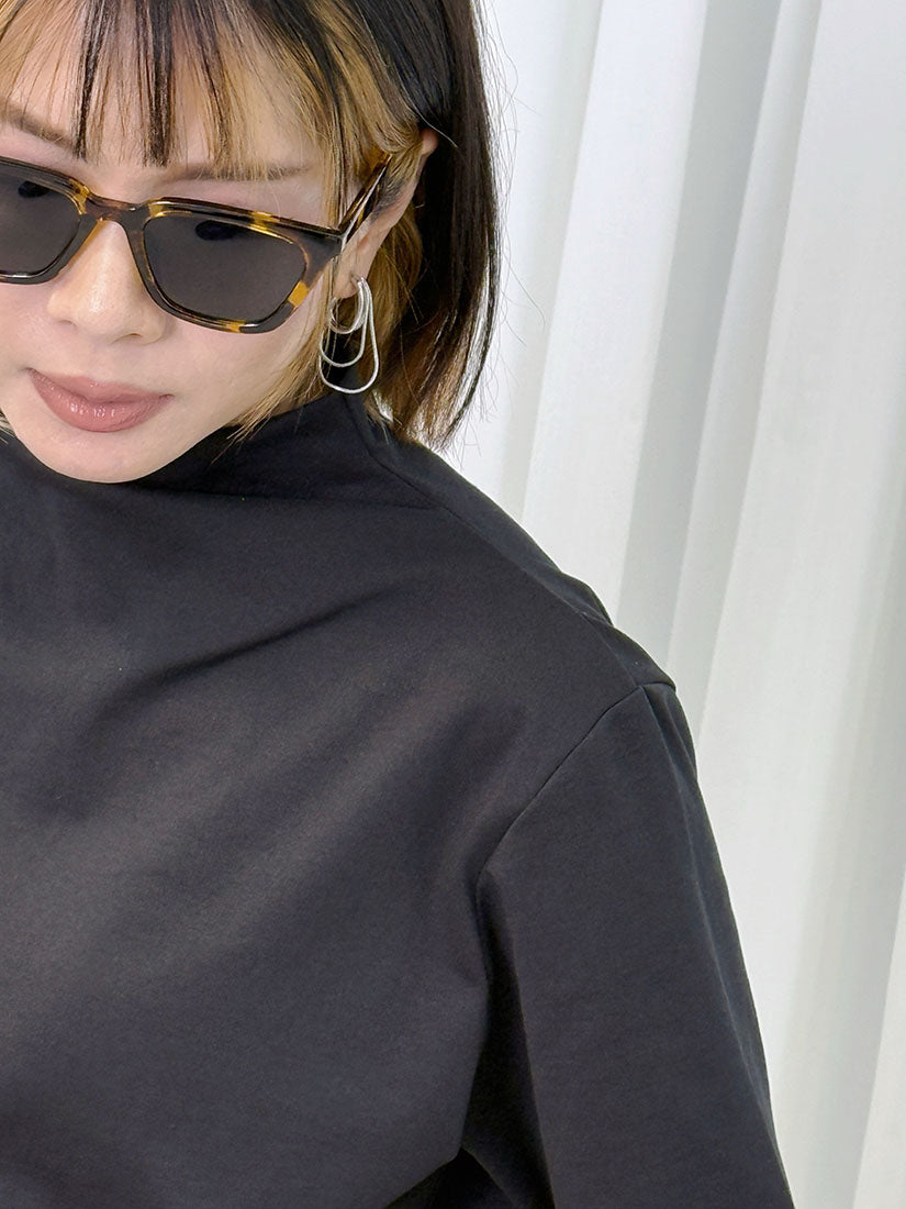 Mock Neck Basic Top (4 Colours)