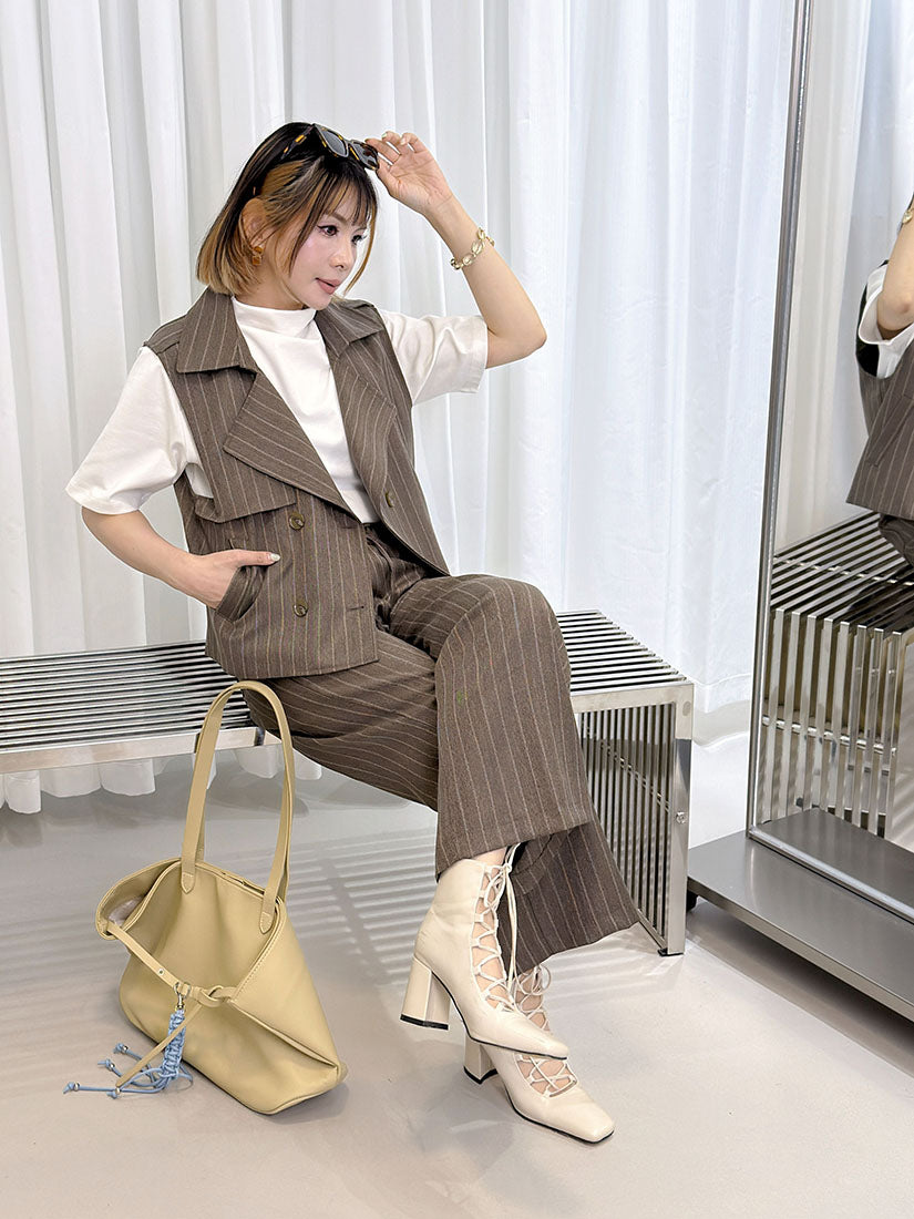 Striped Wide Leg Pants (3 Colours)