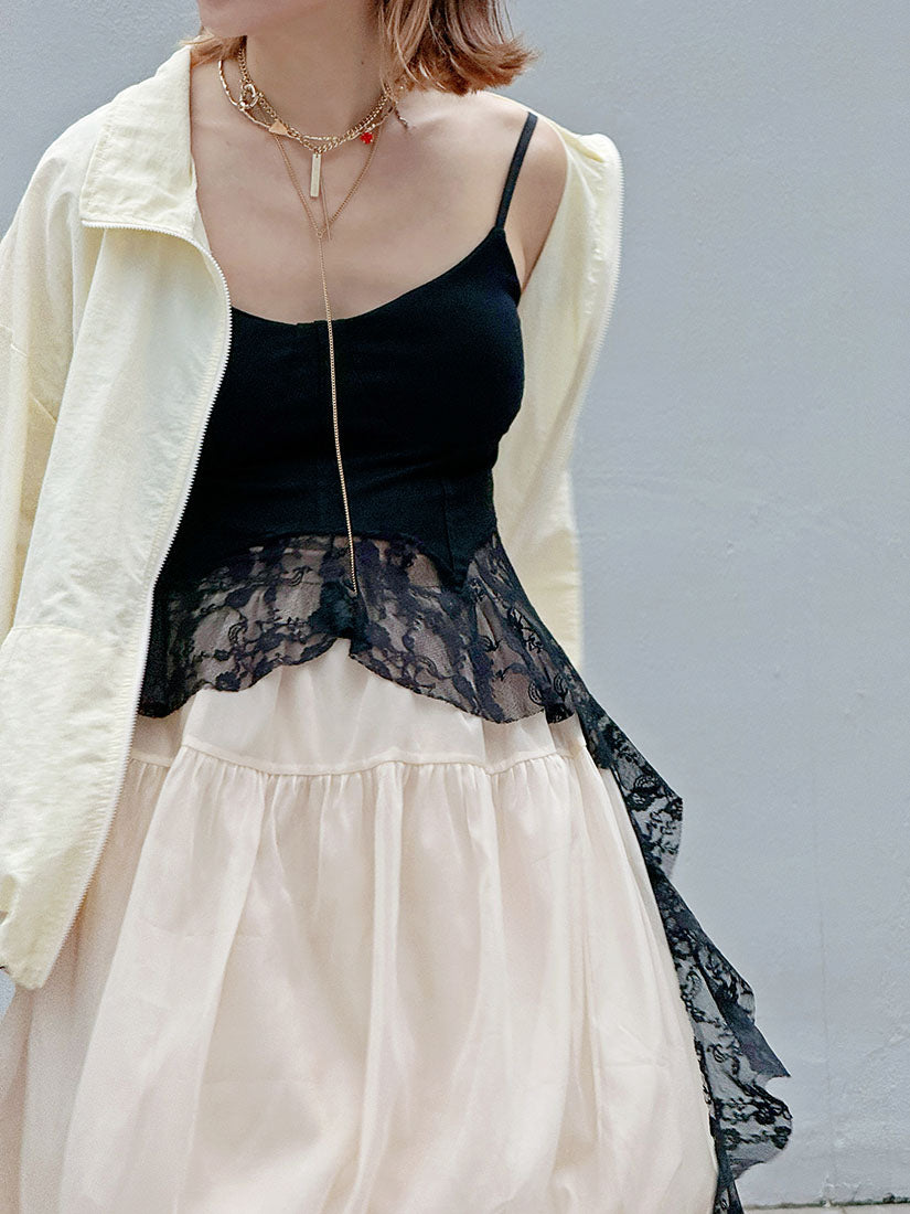 Lace Drape Bra Top (2 Colours)