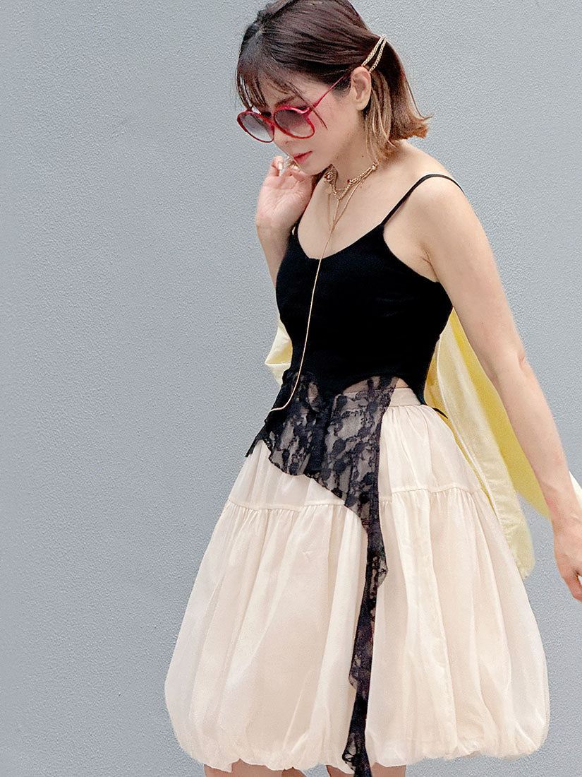 Lace Drape Bra Top (2 Colours)