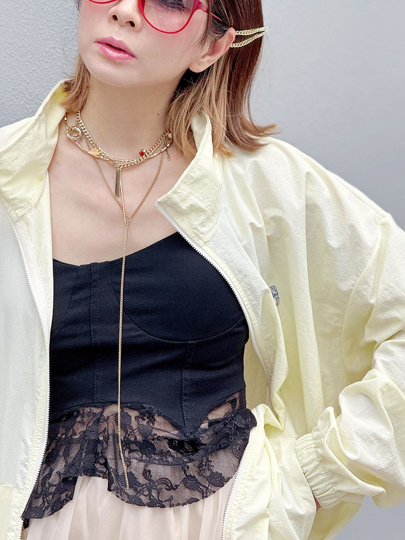 Lace Drape Bra Top (2 Colours)