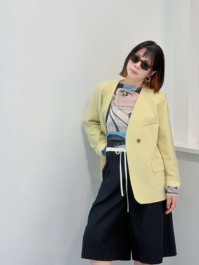 Comics Printed Mesh Top (2 Colours)