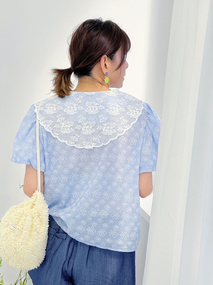 3D Floral Drawstring Backpack (2 Colours)