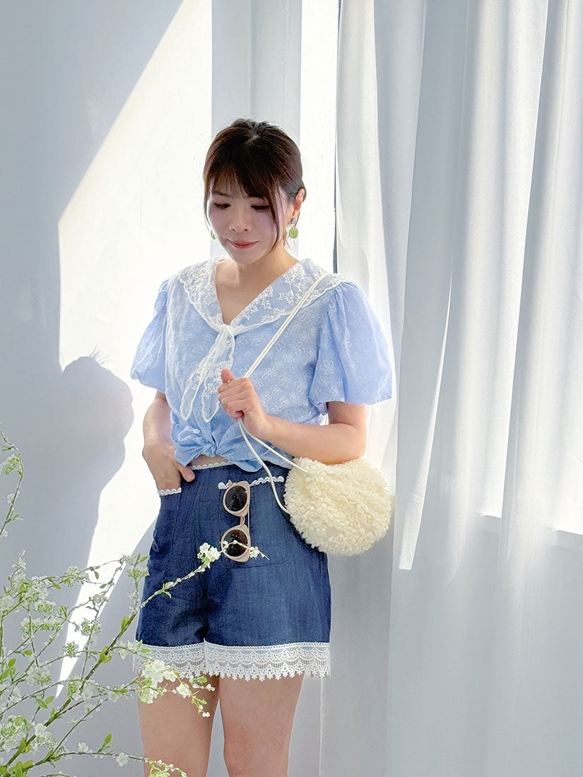 3D Floral Drawstring Backpack (2 Colours)