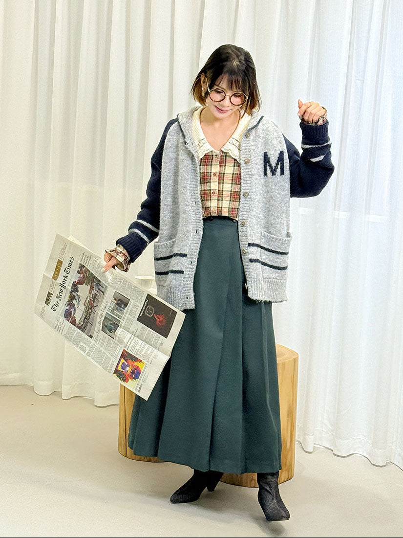 Wrap Front Pleated Culottes (2 Colours)