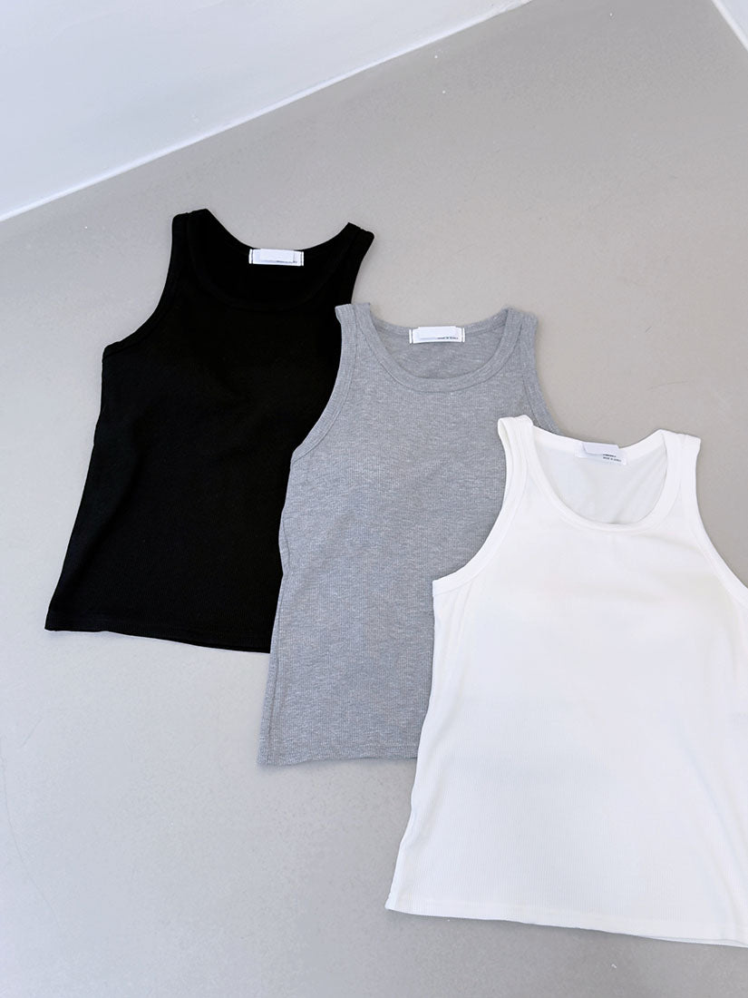 Rib Bra Tank Top (3 Colours)