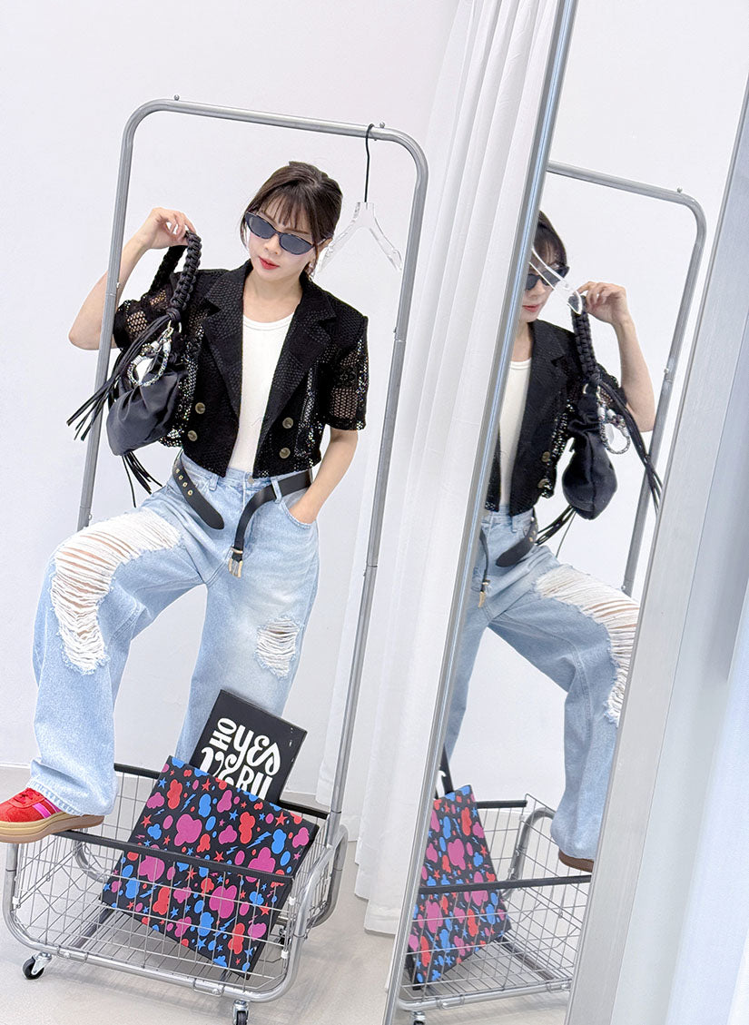 Distressed Jeans