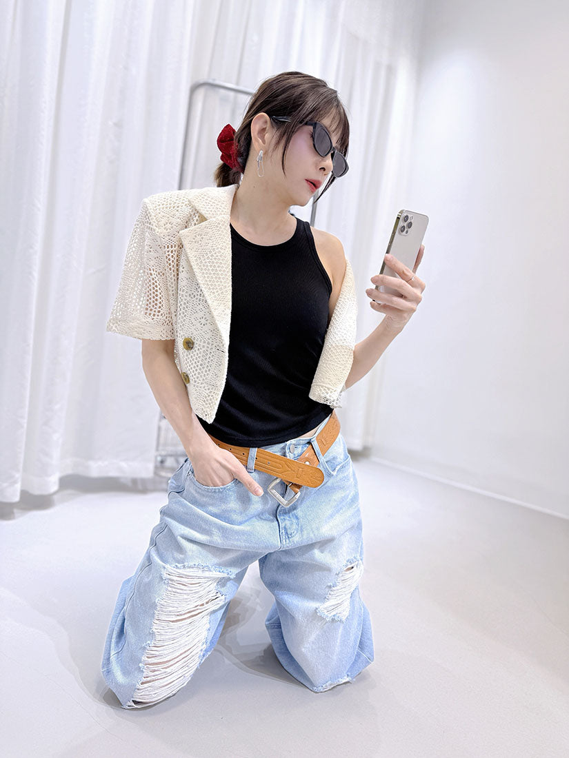 Distressed Jeans