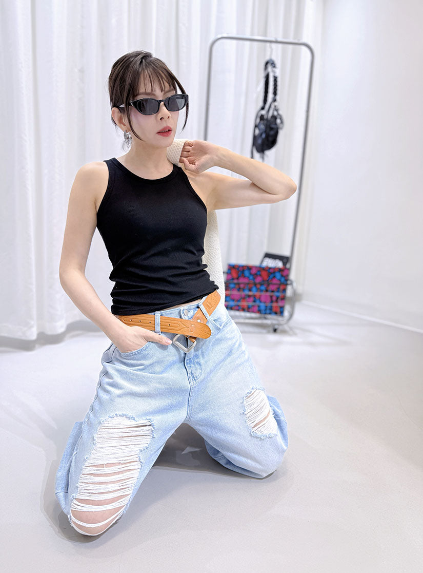 Rib Bra Tank Top (3 Colours)