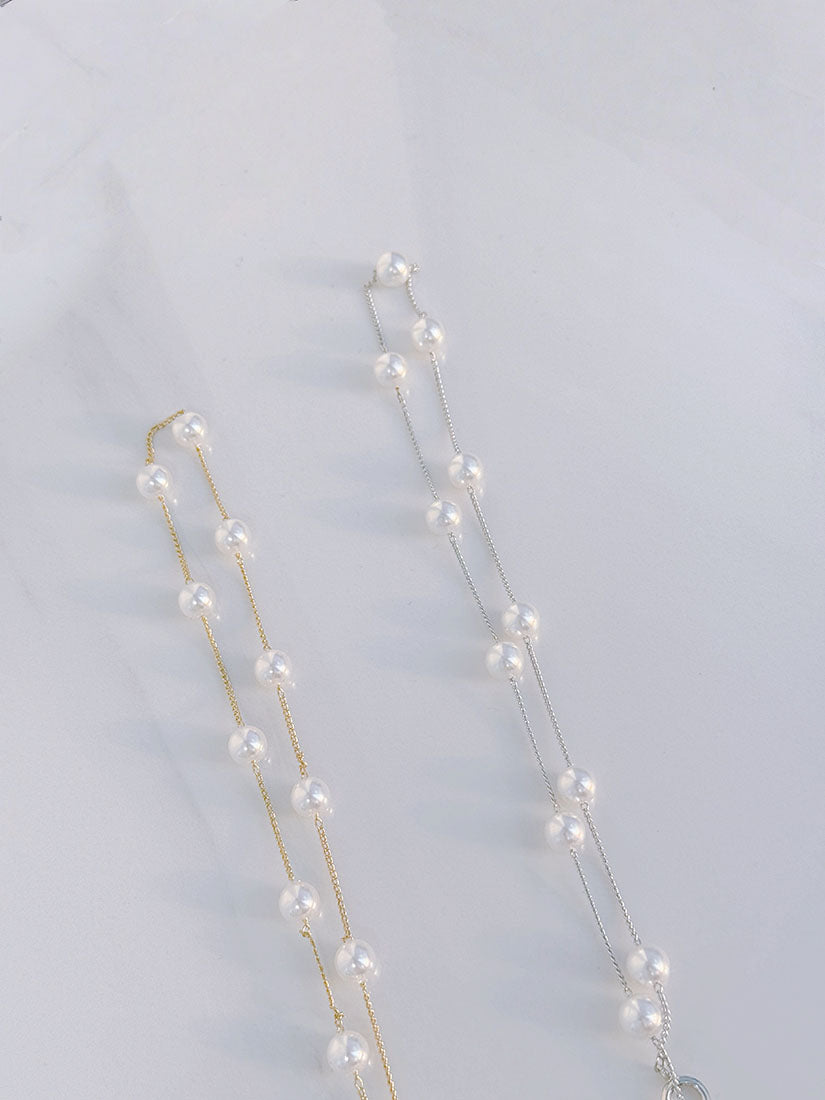Pearl Chain Necklace (2 Colours)