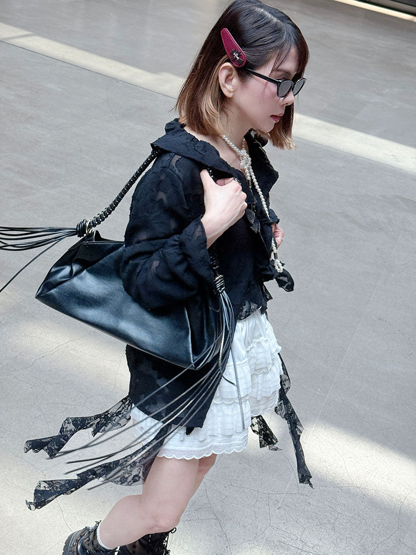 Lace Drape Bra Top (2 Colours)