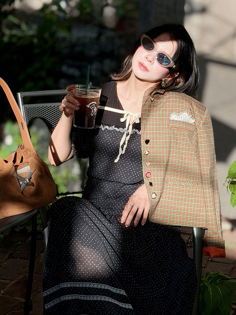 Polka Dot Midi Dress (2 Colours)