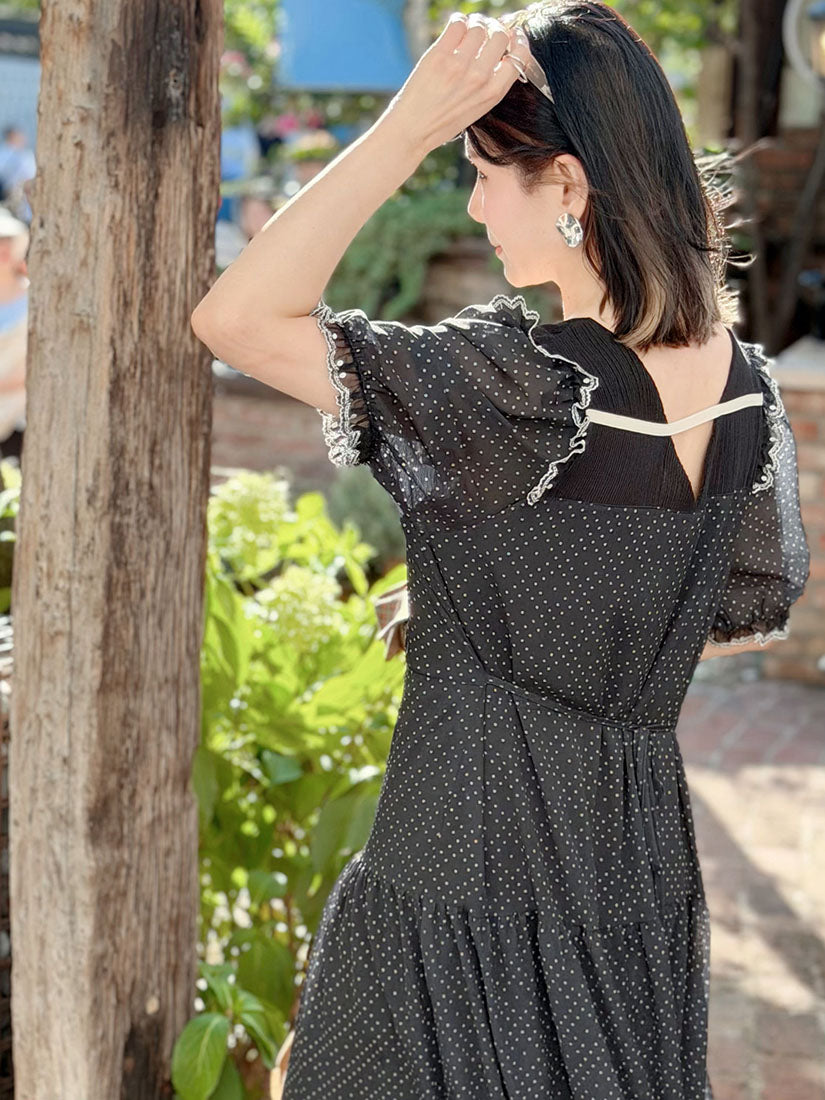 Polka Dot Midi Dress (2 Colours)