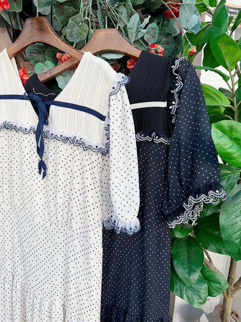Polka Dot Midi Dress (2 Colours)