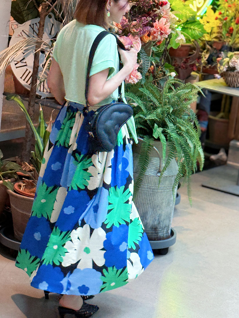 Floral Print Flare Skirt (2 Colours)