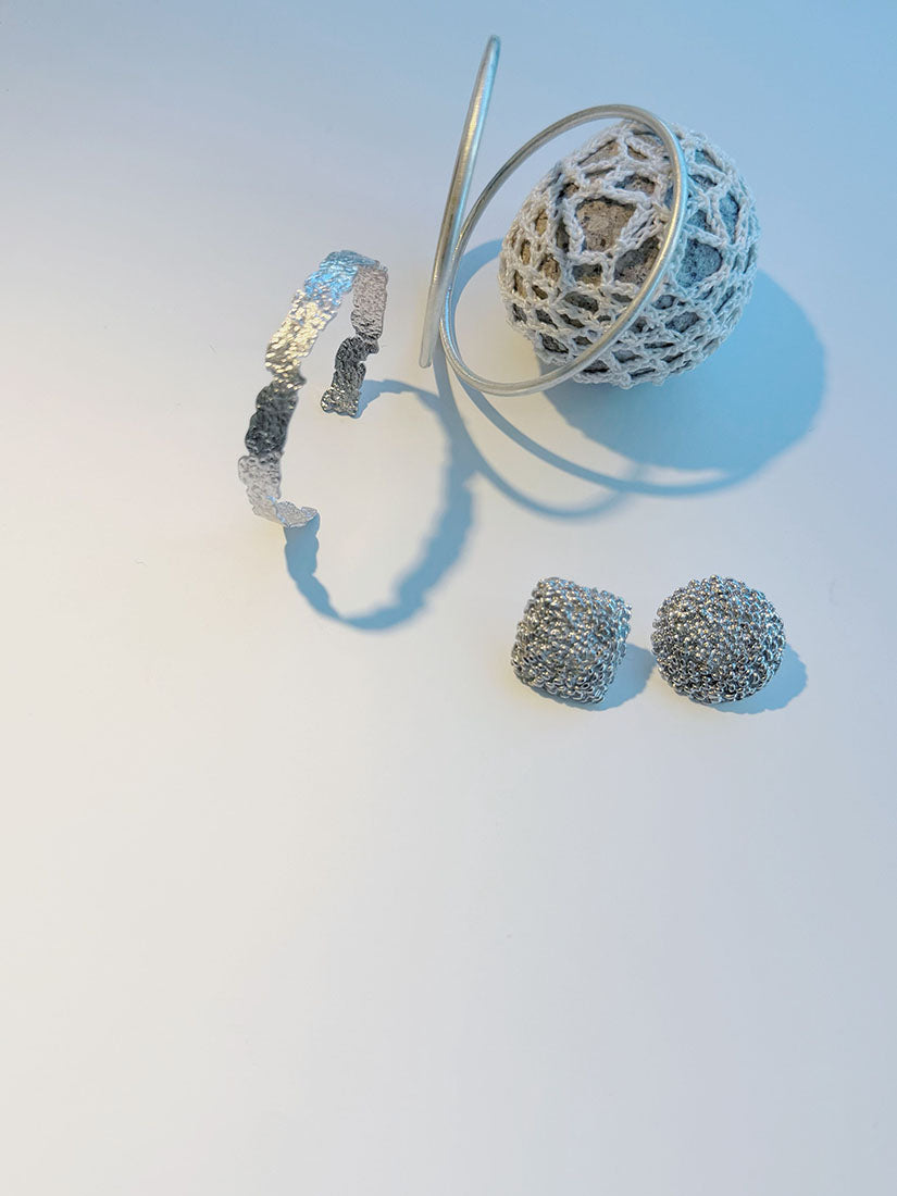 Raw & Sleek Silver Jewellery (3 Styles)