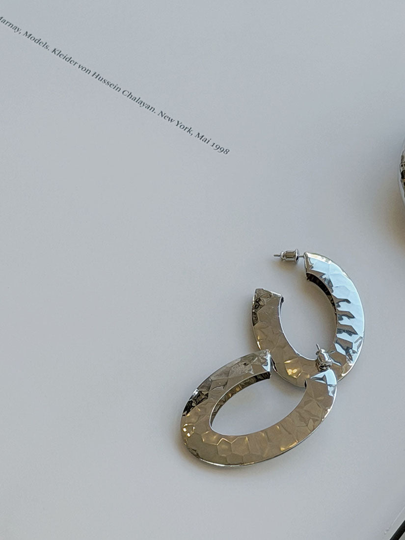 Modernist Textured Silver Jewellery (3 Styles)