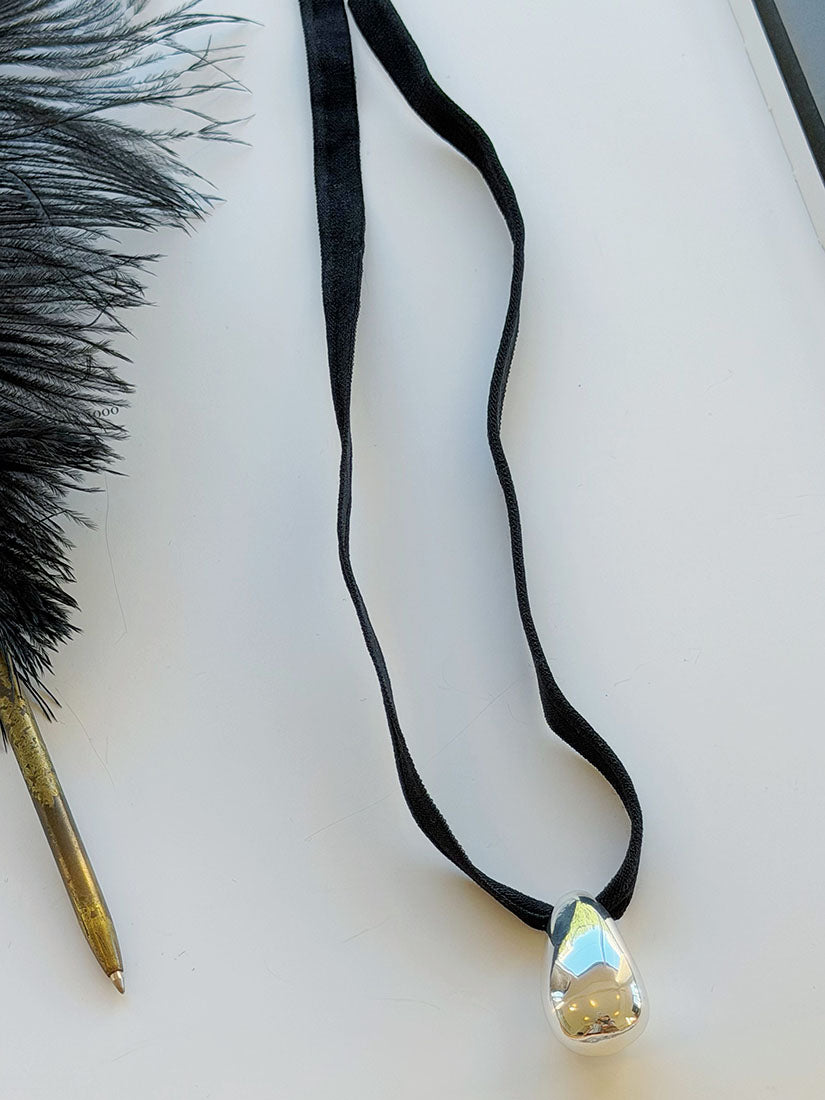 Polished Silver Pebble Jewellery (3 Styles)