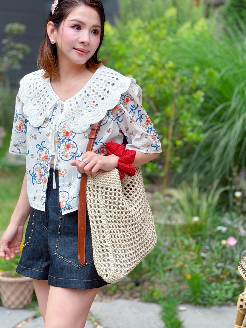 Crochet Net Shoulder Bag