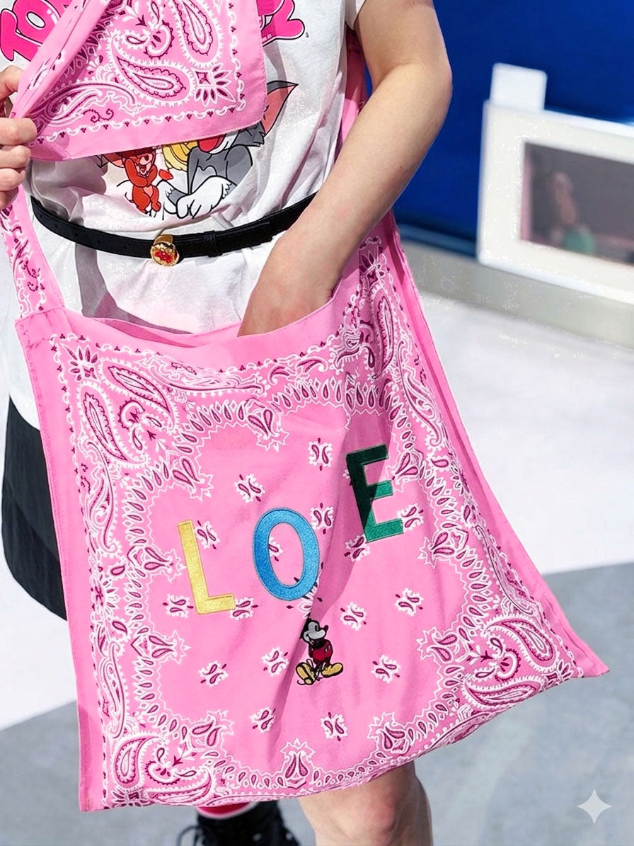 Mickey Love Scarf Bag (5 Colours)