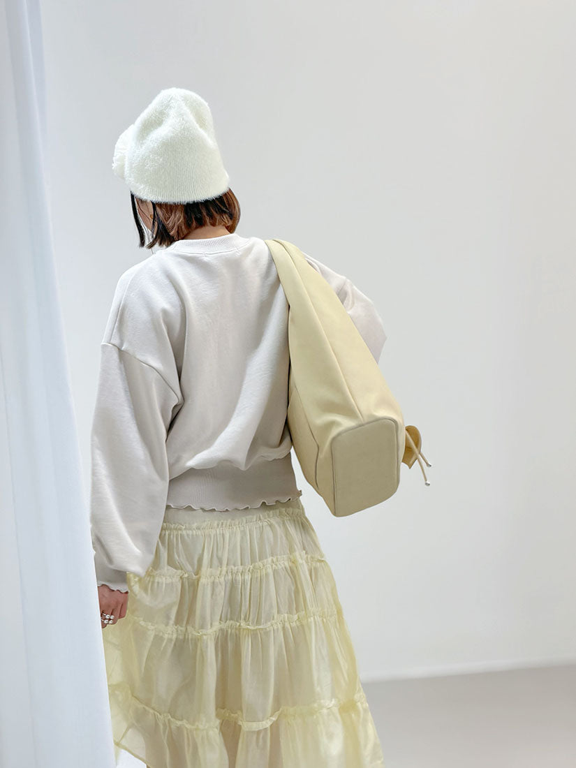 Pearl Flower Printed Sweatshirt (2 Colours)