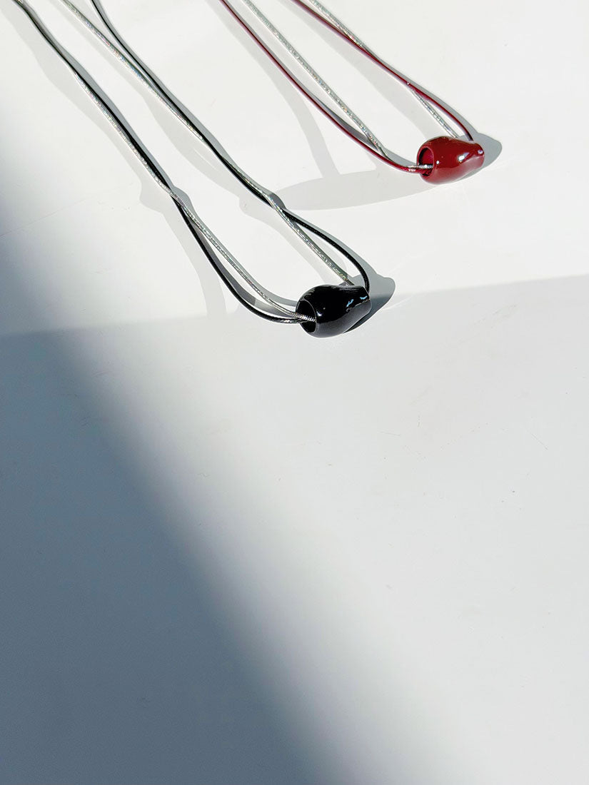 Porcelain Pendant Double Necklace (2 Colours)