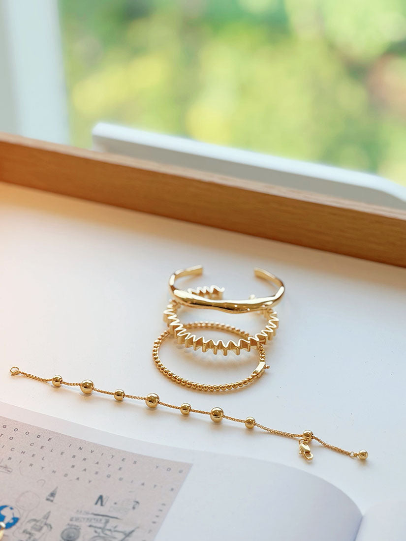 Delicate Golden Bangle (3 Styles)