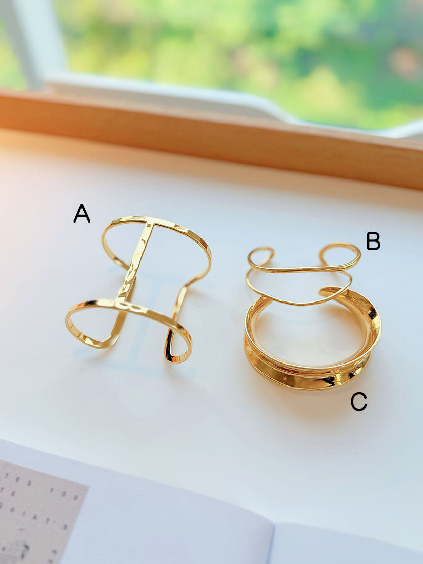 Artistic Golden Bangle (3 Styles)