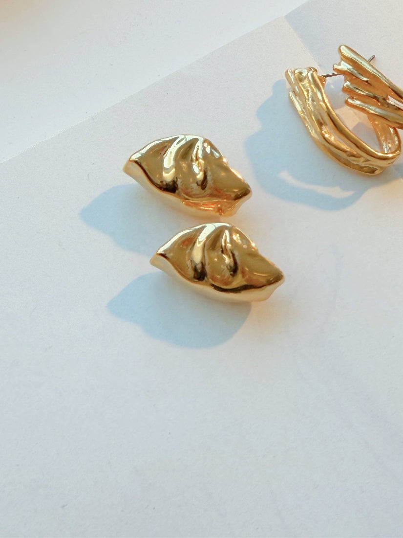 Golden Earrings (3 Styles)