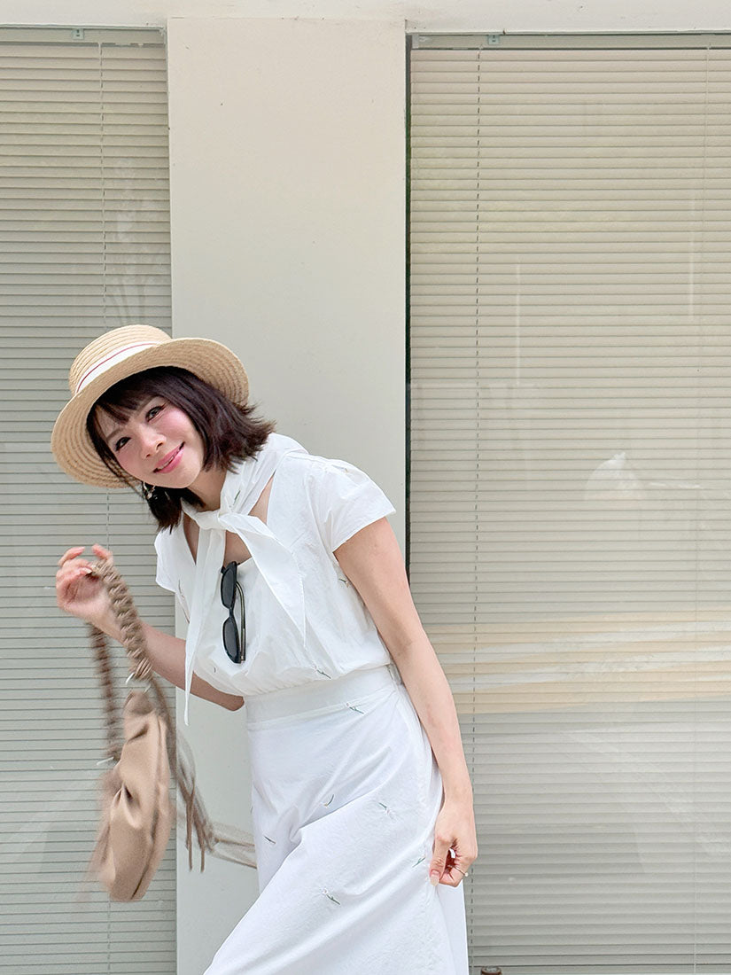 3D Floral Straw Hat