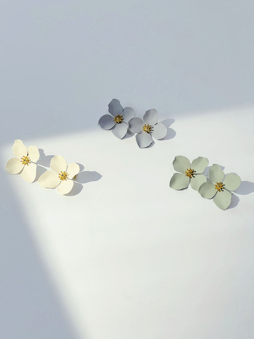 Floral Earrings(3 Colours)