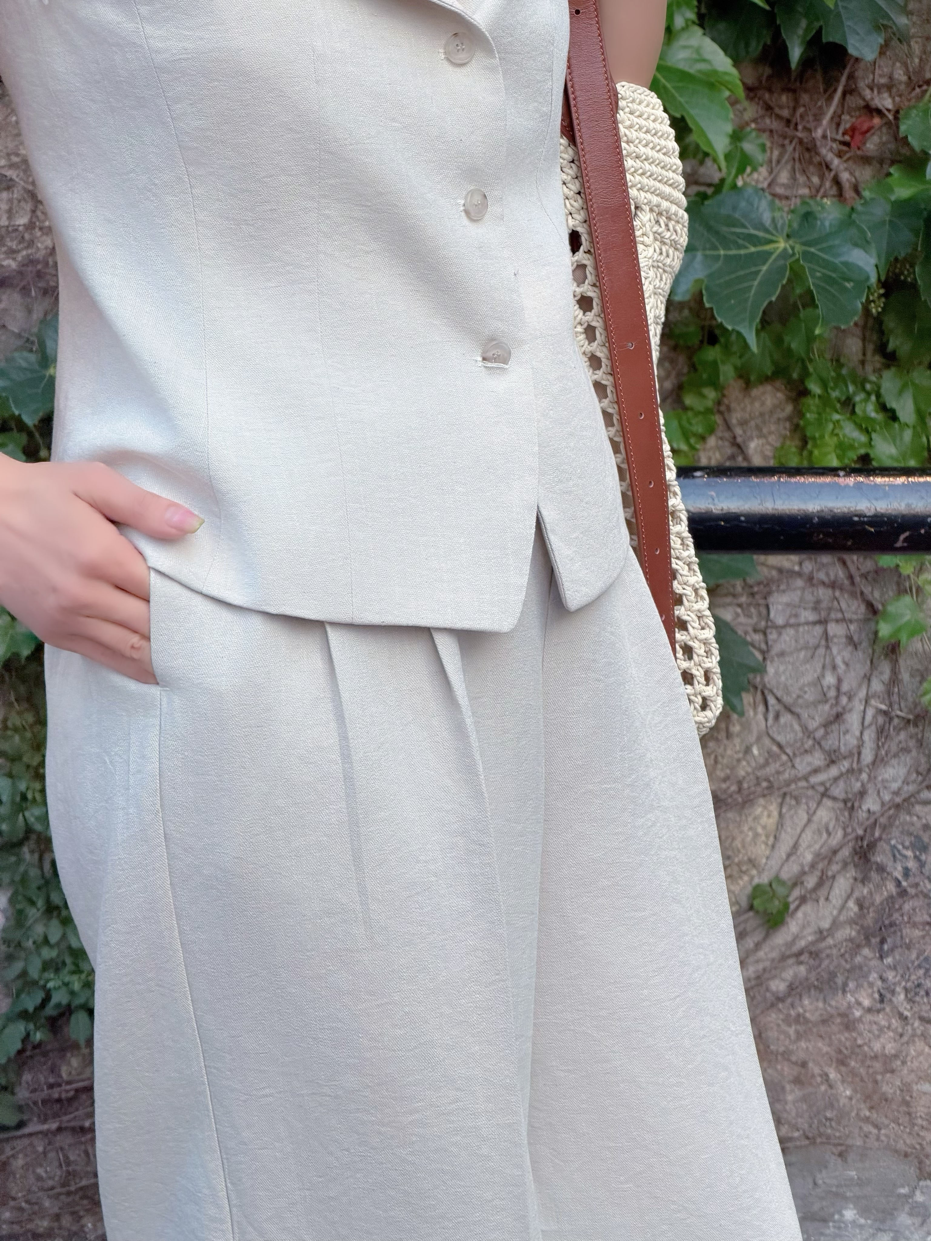 Boat Neck Waistcoat (3 Colours)