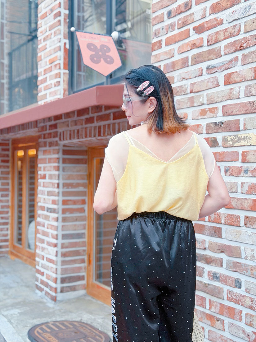 Hand Paint Hotfix Pants (2 Colours)