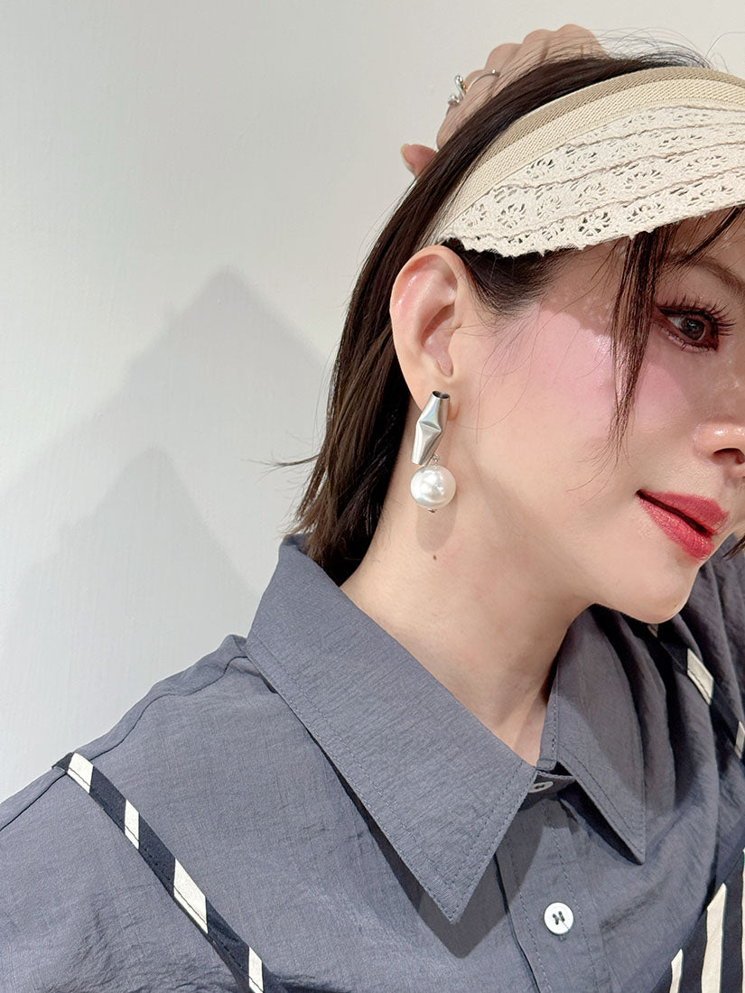 Industrial Elegance Drop Earrings (2 Colours)