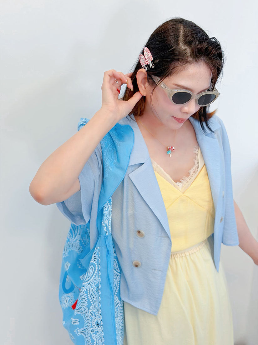 Lightweight Crop Blazer (6 Colours)