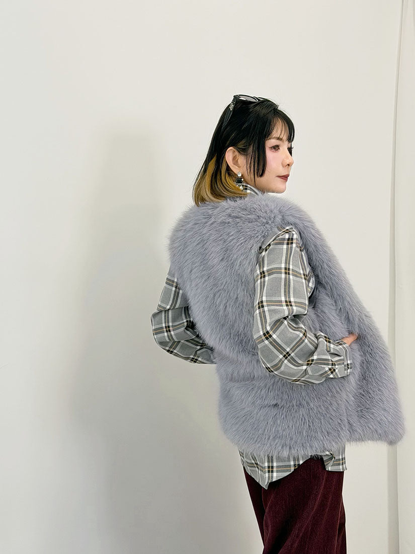 Chubby Faux Fur Vest (4 Colours)