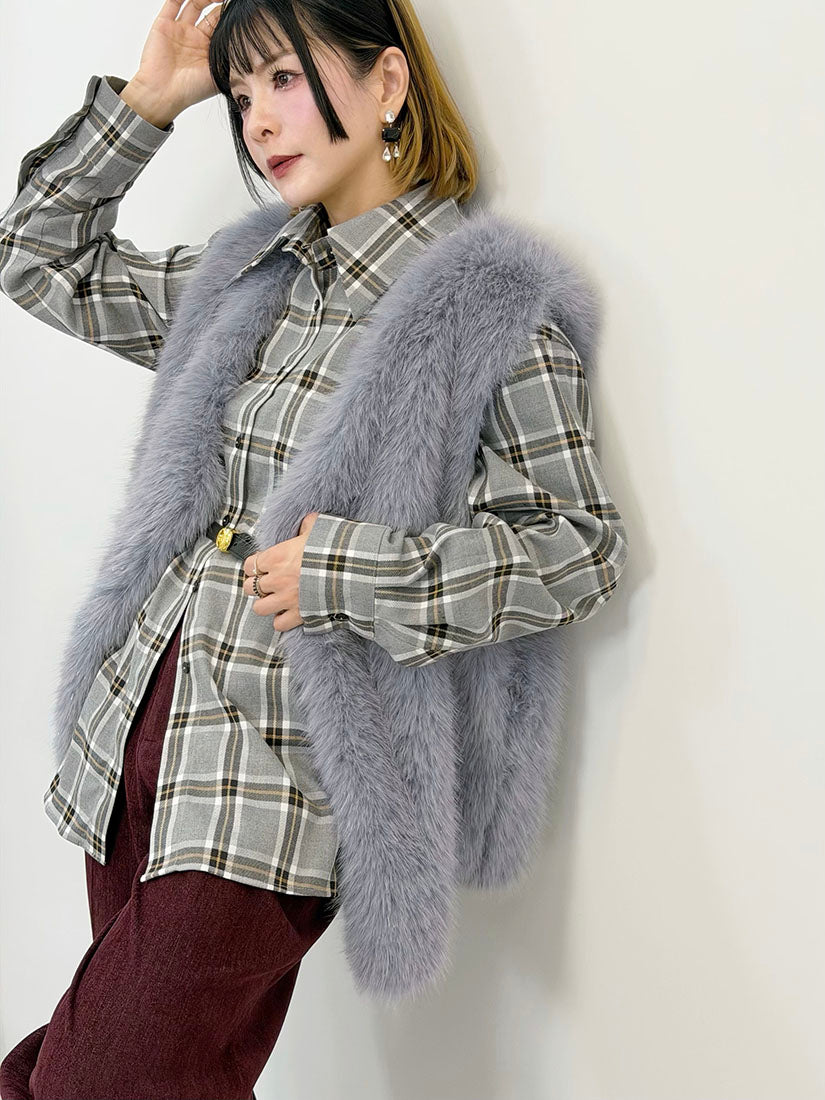 Chubby Faux Fur Vest (4 Colours)